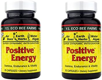YS Organics Eco Bee Farms Positive Energy - 35 Caps -2 Pack