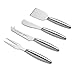 Cheese Knives Set, Cheese Knife Hold Cut Spread Shave Serve, Stainless Steel, 4 pieces, Kealive