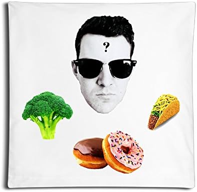 Tex Cotton Square Throw Pillow Case Shell Decorative Cushion Cover Pillowcase Cases Make Dillon For Dinner White Size