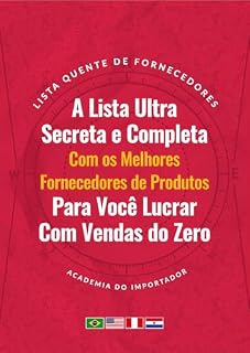Livro Lista Quente de Fornecedores Atualizada