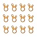 TRIWONDER Guyline Cord Adjuster Rope Tensioner Tent Guy Line Paracord Tightener Loop Alien Aluminum Alloy for Camping Hiking (Gold (Snail Shape) - 12 Pack)