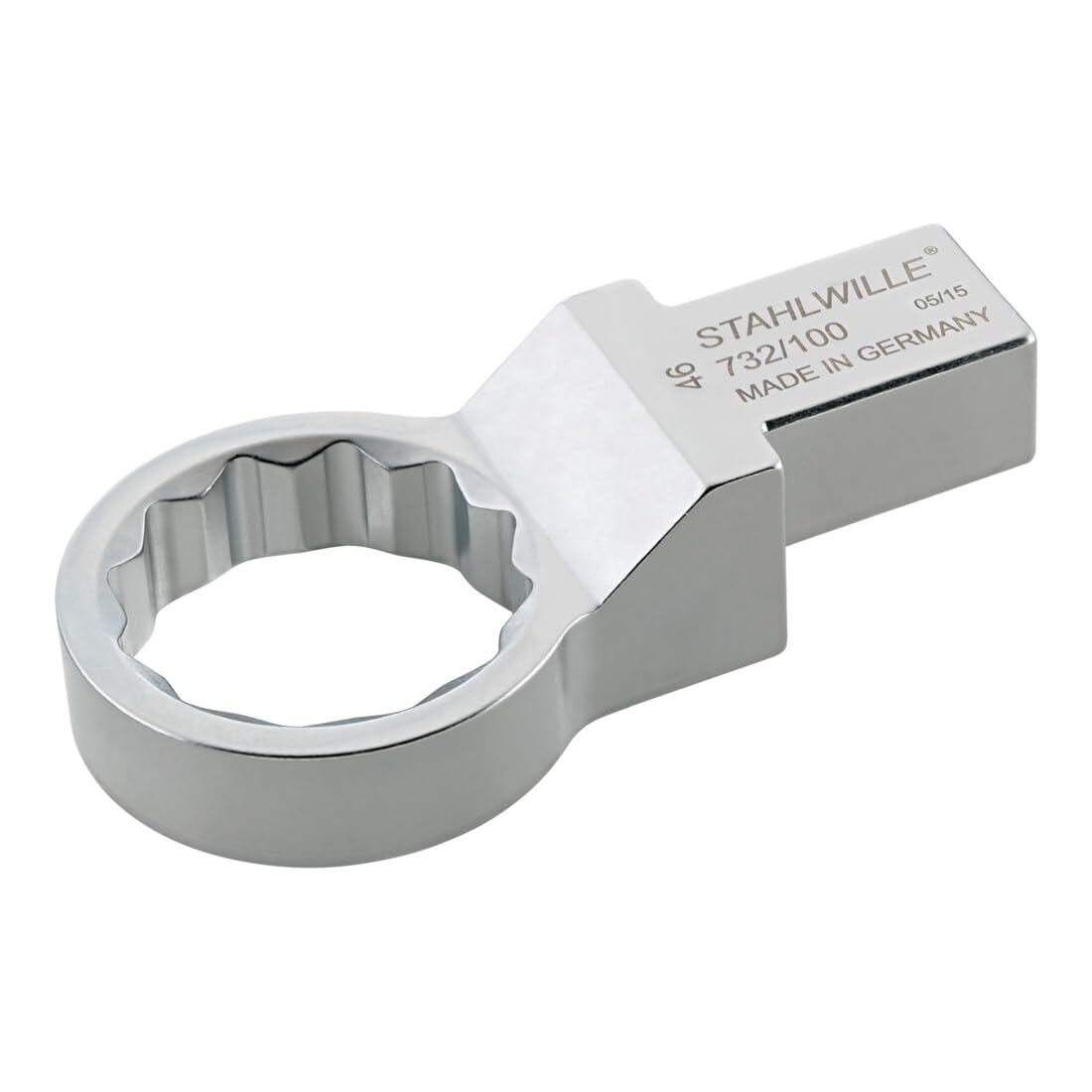 Stahlwille 58621040 732A/10 Ring Insert Tool, 3/4 Inch Spanner Opening