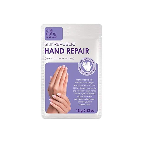 Skin-Republic-Hand-Repair-18g Skin Republic Hand Repair Mask, Intensely Moisturising, Brightens Dark Spots, With Vitamin E, 18g