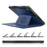ZtotopCase for New iPad 7th Generation 10.2 Inch 2019, [6 Magnetic Angles] Highly Protective & Shock Absorption Cover with Pencil Holder, Auto Wake/Sleep for iPad 10.2 inch 2019 Release, Navy Blue