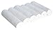 SINLAND Microfiber Facial Cloths Face Cleansing Towels Reusable Deep Waffle Weave Fast Drying Washcloth 12inch x 12inch White 6 Pack
