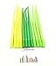 Yansanido Fluent Writting Pen, 12 Pcs 0.38 mm Black Ink Grass Shape Rolling Ball Cute Gel Ink Pen for Student and School Office Supplies (Grass)
