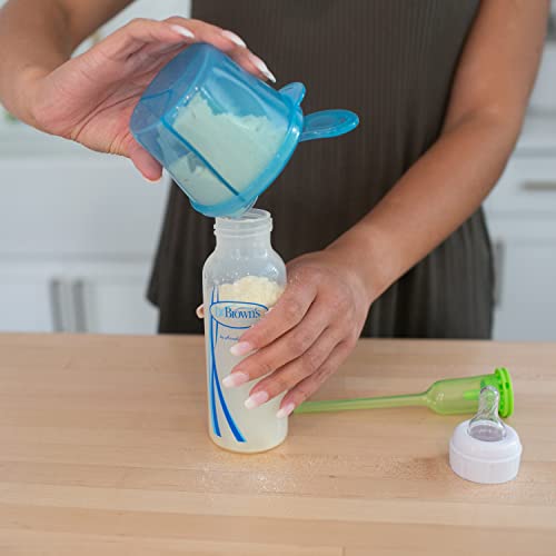 Dr. Brown's Baby Formula Dispenser with SnapOn Lid for OntheGo Feedings,Milk Powder Dispenser
