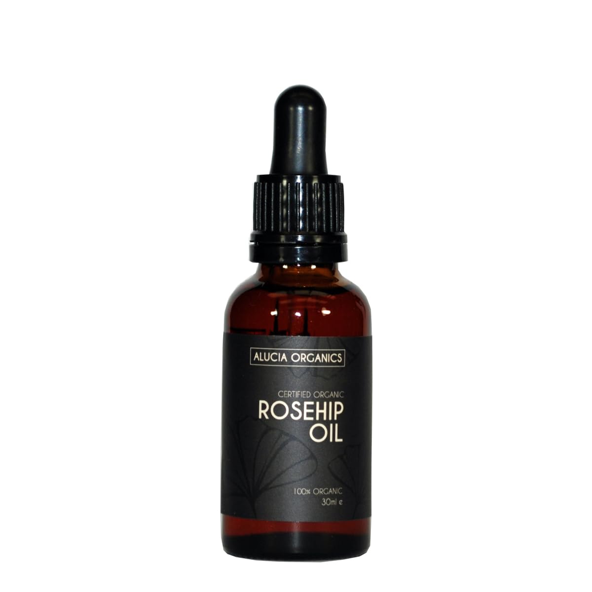 Alucia Organics Certified Organic CO2 Rosehip Oil 30ml - Pure, Natural, Co2 Extracted, Certified Organic, Vegan, Cruelty Free, for Skin, Face, Body