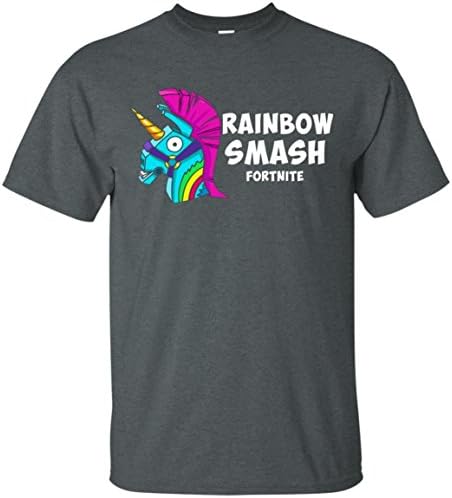 Teeland Tshirt 2018 Shirt for Men Fortnite Rainbow Smash Unisex Fit T-Shirt Has 5XL, 6XL