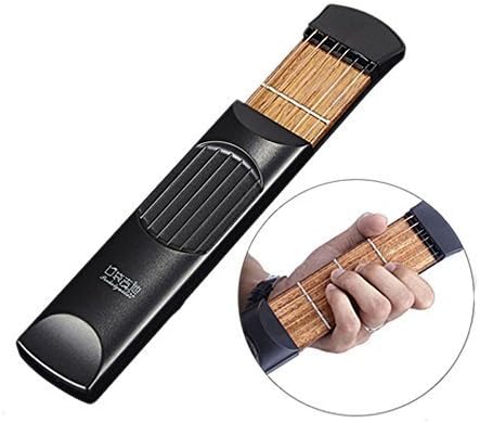 Guitar Practice,Portable Guitar 6 String 4 Fret Model for Beginner by MS.CLEO