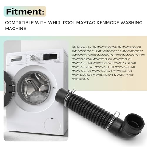 Washer Hose W10802689 for Whirlpool Maytag Kenmore Washing Machine, Tub to Pump photo 9