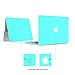 IBENZER Compatible with MacBook Pro 13 Inch Case 2015 2014 2013 end 2012 A1502 A1425, Hard Shell Case with Keyboard Cover for Old Version Mac Pro Retina 13, Turquoise, R13TBL+1
