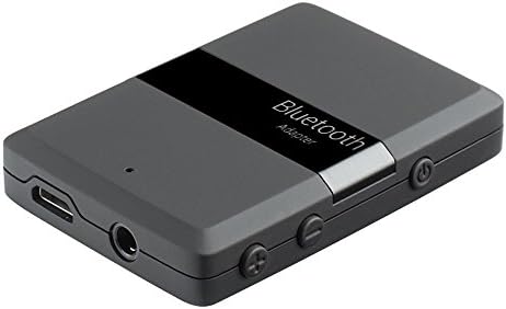 Bluetooth V4.1 Transmitter and Receiver Wireless 3.5mm Audio Adapter Stereo Output with aptX Low Latency (TX / RX), Dual Stream and Volume and Track Control