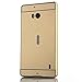 Nokia Lumia Icon 929 / 930 Case, Silverback(TM) Luxury Metal Air Aluminum Bumper Detachable + Mirror Hard Back Case 2 in 1 Cover Ultra-Thin Frame for Nokia Lumia Icon 929 / 930 -Gold