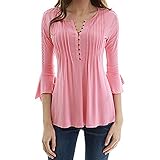 Sunhusing Women's Lace Panel Button Buckle Down