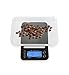 Digital Coffee Scale with Timer and Tare Function 0.1g, Multifunctional Kitchen Scales Food Scales 6.6lb/3kg, LCD W/Blue Backlit,Batteries Included,Blue Light