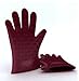 Silicone BBQ Gloves/Cooking Gloves, 3 Day Dec. Sale, Ultra-Odor Resistant, Heat Protective -Burgundy Wine, Cooking Gloves, Premium Eco-Friendly by More Cuisine Essentials BG - 0129M