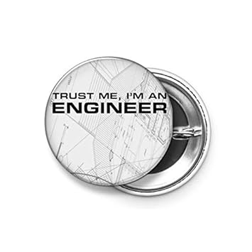 Buy Shopsmeade Trust Me I M An Engineer Blueprint Sketch Round