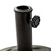 C-Hopetree Outdoor Patio Market Umbrella Base Stand - 42 lb - Round - Bronze