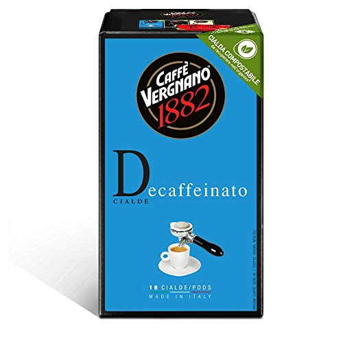 Caffè Vergnano 1882 Pads Caffè Decaffeinato (Entkoffeiniert) - Packung enthält 18 Pads – Bild 3