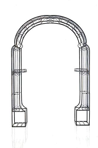 CLP Rosenbogen Alessia I Rankhilfe aus Eisen I Romantischer Rankenbogen I erhältlich, Farbe:Bronze – Bild 3