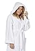 Arus Women's Hooded Fleece Bathrobe Turkish Soft Plush Robe