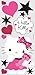 RoomMates RMK2014GM Hello Kitty Couture Peel and Stick Giant Wall Decal