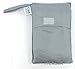 Treksilk: Silver Gray 100% Mulberry Single Silk Liner Sleeping Bag Inner Sheet Travel Sack Camping Sheet with in Built Pillow case – Hypoallergenicthumb 2