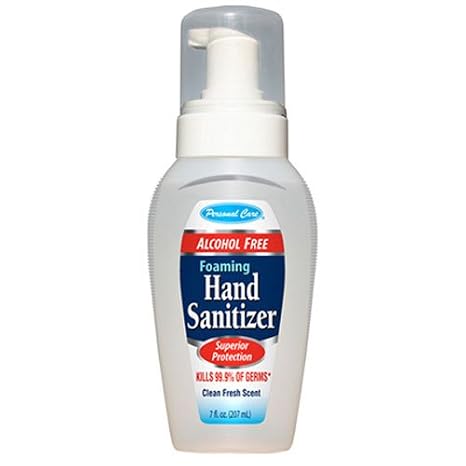 Personal Care alcohol free foaming hand sanitizer 7floz (048155921115)