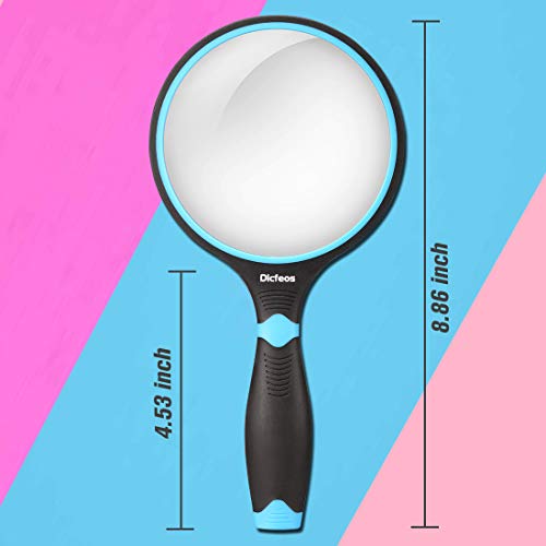 3 Dicfeos+Shatterproof+Magnifying+Non+Scratch+Lightweight
