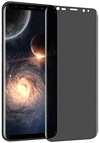 King gang Galaxy S8 Plus Screen protector, Privacy Anti-Spy [Case Friendly] [ Full Coverage ] [ 3D Touch Compatible ] Premium Tempered Glass Screen Protector For Samsung Galaxy S8 Plus