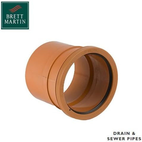 Brett Martin Underground Soil B5011 110mm Single Socket Coupler