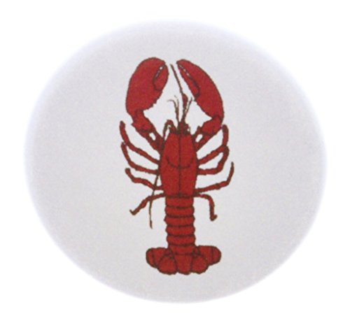 A&T Designs Classic Red Lobster (A) 1.25" Pinback Button Pin Marine Seafood