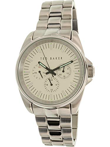Ted Baker Men's 'Vintage' Quartz Stainless Steel Dress Watch, Color:Silver-Toned (Model: 10025264)