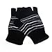Iusun 5V USB Powered Heating Heated Winter Hand Warmer Gloves Washable Super Soft Mittens (Black)