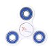 Pernos Fidget Spinner Stress Reducer with Premium Hybrid Ceramic Bearing, Perfect Fidget Toy For ADD, ADHD, Anxiety, and Autism Adult Children. (White)
