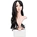 ACELIST 27'' New Women's Fashion Long Full Curly Wavy Glamour Hair Wig + Wig Cap (Black)