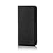 32nd Classic Series - Real Leather Book Wallet Case Cover for Nokia 8 Sirocco (2018), Real Leather Design with Card Slot, Magnetic Closure and Built in Stand - Black