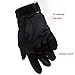 Valpeak Mens Military Tactical Gloves Hard Knuckle Gloves Motorcycle Shooting Airsoft Riding Working Women (Black, L)