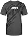 Honda Collection CBR Slash Short Sleeve Tee , Distinct Name: Charcoal, Primary Color: Gray, Size: XL, Gender: Mens/Unisex 54-7229