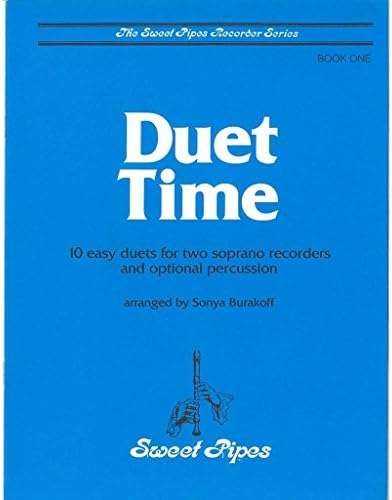 Duet Time: Book One - 10 Easy Duets for Two Soprano Recorders and Optional Percussion