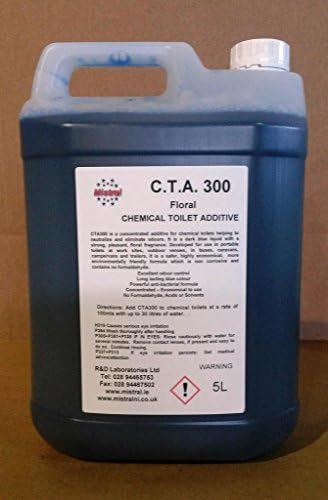MISTRAL CTA300 - Chemical Toilet Fluid Additive Concentrate - FLORAL fragrance (2x5L)