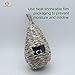 Kimdio Bird House,Winter Bird House for Outside Hanging,Grass Handwoven Bird Nest,Hummingbird House,Natural Bird Hut Outdoor,Birdhouse for Kids,Songbirds House
