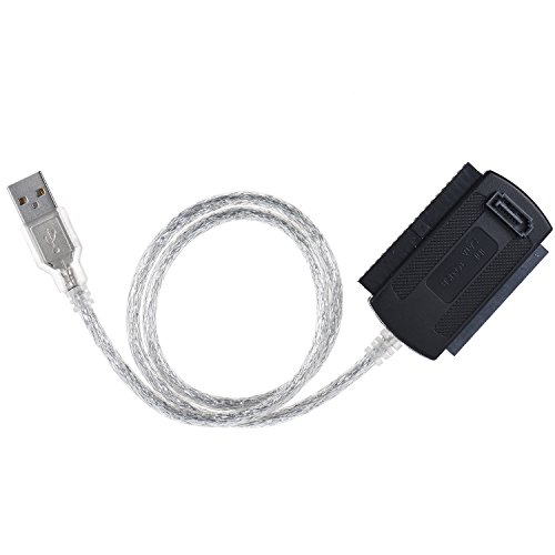 Warmstor SATA/PATA/IDE Hard Drive to USB 2.0 Adapter Converter Cable for 2.5