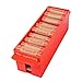 MMF Industries Porta-Count Extra-Capacity Rolled Coin Quarter Storage Tray, 3.38 x 3.63 x 11.5 Inches, 300 Dollar Capacity, Orange (212072516)