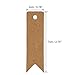 100PCS Kraft Paper Gift Tags with String Vintage Wedding Hang Price Tags 2.75