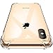 CASEKOO iPhone Xs Case Only, Crystal Clear Protective Soft TPU [Shock Absorption] Slim Transparent Cover for iPhone Xs 5.8 inch (2018) - Full Clear