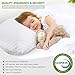 Awenia Shredded Memory Foam Pillow, Pillows for Sleeping Adjustable Loft Hypoallergenic with Infused Cooling Gel, Removable Washable Bamboo Cover, Neck Pain Relief for Side Back Stomach Sleeper, Queen