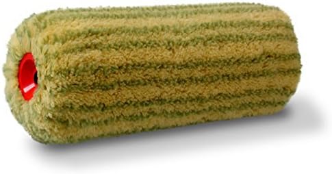 Professional Wool TRECCINA Synthetic Roller. Handle Nickel-Plated. Anatomical Plastic Handle.