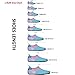 L-RUN Unisex Flexible Aqua Water Shoes Barefoot for Beach Pool Surf Yoga Exercise Light Blue 11-11.5=EU 28-29